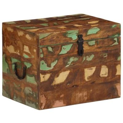 Opbergkist massief gerecycled hout