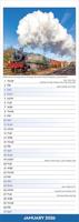 Steam Trains Kalender 2026 Slimline - thumbnail