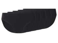 esmara Set van 5 dames onderbroeken (Zwart, M (40/42)) - thumbnail