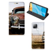 OPPO A15 Stand Case Vintage Auto - thumbnail