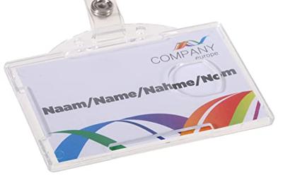 Pashouder Europel open met afroller 54x85mm | 10 stuks