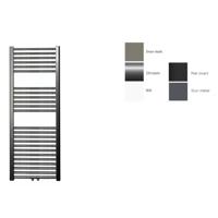 Sanicare design radiator midden aansluiting recht 120 x 45 cm. Gunmetal Sanicare - thumbnail
