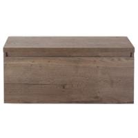 Frozen Badmeubelset 100 cm - Greeplijst in Kleur - Inclusief Wastafelbovenblad Tabacco - thumbnail