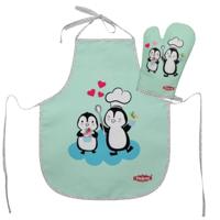 Heless Set kinderschort en ovenwant pinguin - thumbnail