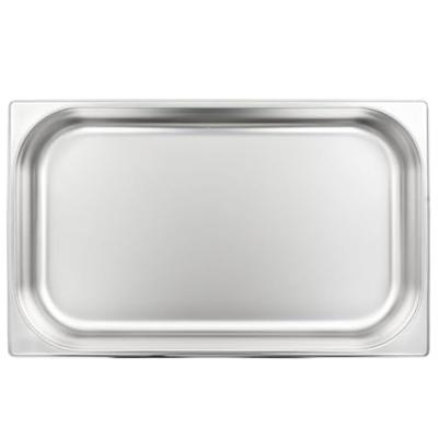 VidaXL Gastronormbakken 4 st gn 1/1 65 mm roestvrij staal