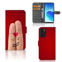 OPPO Reno6 5G | Wallet Case | met Pasjes | Liefde - Origineel Romantisch Cadeau - thumbnail