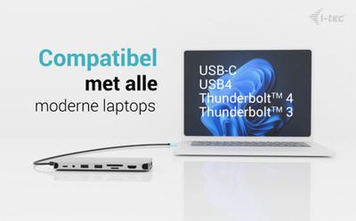 i-tec USB-C Metal Nano 3 140W dock - thumbnail