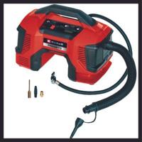Einhell Power X-Change PRESSITO 18/21 Compressor 10 bar Digitaal display - thumbnail