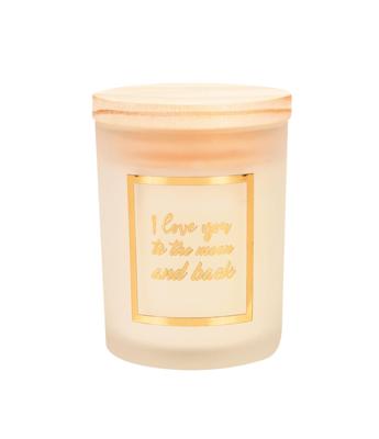 Paperdreams Geurkaars klein goud/wit - to the moon