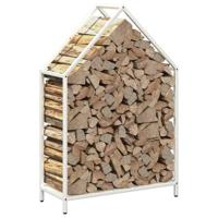 Brandhoutrek 60x25x90 cm koudgewalst staal wit - thumbnail