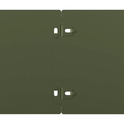 Gazonranden 50 st 15x103 cm koudgewalst staal olijfgroen - thumbnail