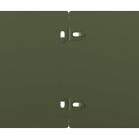 Gazonranden 50 st 15x103 cm koudgewalst staal olijfgroen - thumbnail