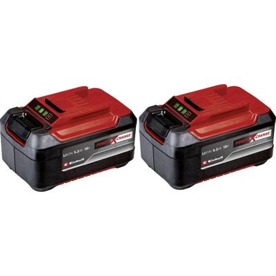 Einhell 4511526 Power X-Change Akku 2x 18V 5,2Ah PXC-Twinpack Gereedschapsaccu 18 V 5.2 Ah Li-ion Einhell 4511526 Power X-Change Akku 2x 18V 5,2Ah PXC-Twinpack Gereedschapsaccu 18 V 5.2 Ah Li-ion