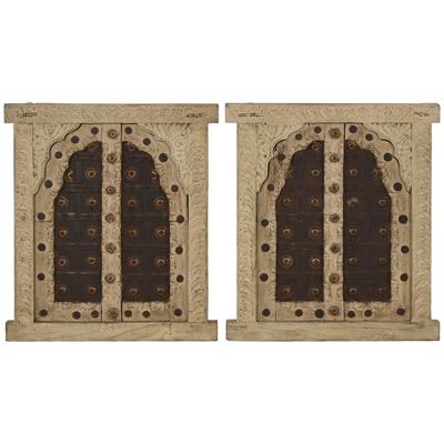 Wanddecoratie Home ESPRIT Beige Natuurlijk Venster 45 X 5 X 51 cm