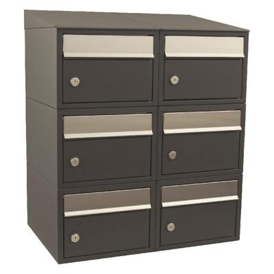 Stoer! Brickset 2-Breed, 3-Hoog Met Dak Antraciet - 40215065_2x3d