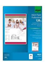 Sigel Inkjet Paper Professional IP182 Inkjet printpapier DIN A4 120 g/m² 50 vellen Helderwit - thumbnail