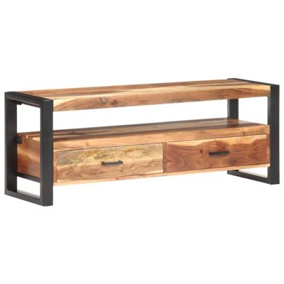 Tv-meubel 120x35x45 cm massief hout met sheesham afwerking Tv-meubel 120x35x45 cm massief hout met sheesham afwerking
