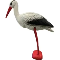 SuperFish Deco Vogel Ooievaar - Weerbestendige Tuindecoratie en Natuurlijke Dierenafweer - thumbnail
