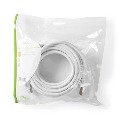 Cat 8.1 S/FTP-Netwerkkabel | RJ45 Male naar RJ45 Male | 10,0 m | Wit