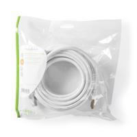 Cat 8.1 S/FTP-Netwerkkabel | RJ45 Male naar RJ45 Male | 10,0 m | Wit - thumbnail