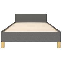 Bedframe zonder matras 80x200 cm stof donkergrijs - thumbnail