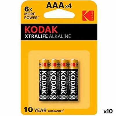Batterijen Kodak Xtralife LR03 AAA 4 Onderdelen (10 Stuks) Batterijen Kodak Xtralife LR03 AAA 4 Onderdelen (10 Stuks)