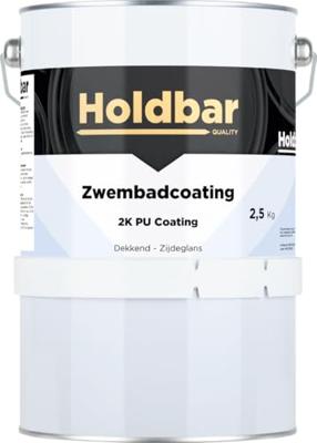 Holdbar Zwembadcoating Standaard Wit 2,5 kg