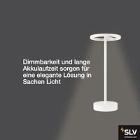 SLV Buiten tafellampVinolina One wit - oplaadbaar - 1007357 - thumbnail