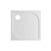 GO by Van Marcke Argon douchebak polybeton gelcoat 80x80x3cm vierkant afvoer D90mm zonder potenstel wit EBG-8080S - thumbnail