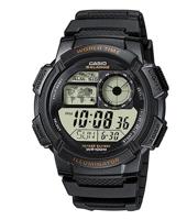 Casio AE-1000W-1AVEF Horloge Kwarts (l x b x h) 48.1 x 43.7 x 13.7 mm Zwart Materiaal (behuizing): Hars Materiaal (armband): Hars - thumbnail