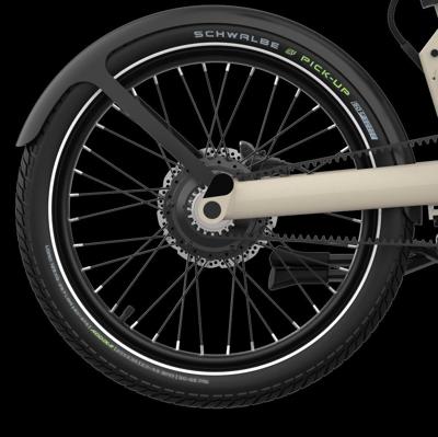 Eovolt achterwiel bafang dual speed afternoon pro zwart