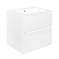 Best Design Onderkast Splash White Greeploos 60x56x47 cm 2 Softclose Laden Glans Wit - thumbnail