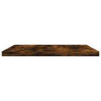 Wandschappen 4 st 40x30x1,5 cm bewerkt hout gerookt eikenkleur - thumbnail