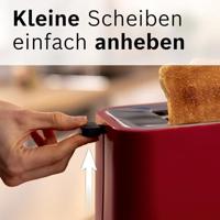 Bosch Kompakt Toaster MyMoment, rot Broodrooster Rood - thumbnail