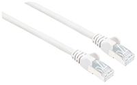 Intellinet 741361 RJ45 Netwerkkabel, patchkabel CAT 6a (losse kabel CAT 7) S/FTP 1.00 m Wit Halogeenvrij 1 stuk(s) - thumbnail