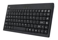 Adesso AKB-110B toetsenbord USB + PS/2 QWERTY Zwart - thumbnail