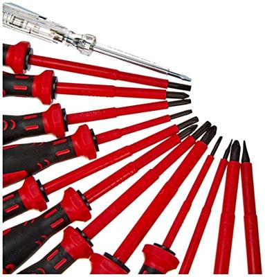 Cimco Cimco Werkzeuge Schroevendraaierset VDE 13-delig Plat, Kruiskop Phillips, Kruiskop Pozidriv, Binnen-Torx