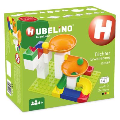 Hubelino knikkerbaan uitbreidingsset trechter, 44dlg. Hubelino knikkerbaan uitbreidingsset trechter, 44dlg.