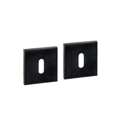 Intersteel Set van 2 sleutelrozettenTira vierkant zwart 53x53mm - 1323.103086