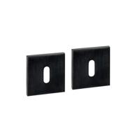 Intersteel Set van 2 sleutelrozettenTira vierkant zwart 53x53mm - 1323.103086 - thumbnail