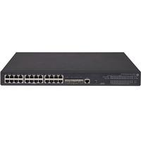 Hewlett Packard Enterprise 5130-24G-PoE+-4SFP+ (370W) EI Managed L3 Gigabit Ethernet (10/100/1000) Ethernet-verbinding, ondersteunt stroomvoorziening via deze poort (PoE) 1U zwart - thumbnail