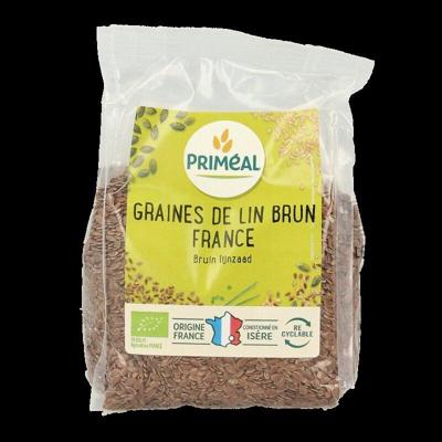 Primeal Lijnzaad bruin bio 250 Gram Primeal Lijnzaad bruin bio 250 Gram