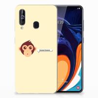 Samsung Galaxy A60 Telefoonhoesje met Naam Monkey - thumbnail