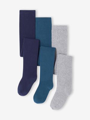Set van 3 Oeko-Tex®-meisjesleggings marineblauw Set van 3 Oeko-Tex®-meisjesleggings marineblauw