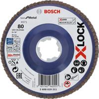 Bosch Accessoires X-LOCK Lamellenschijf Best for Metal recht, kunststof, Ø125mm, G 80, X571 - 1 stuk(s) - 2608619211 - thumbnail