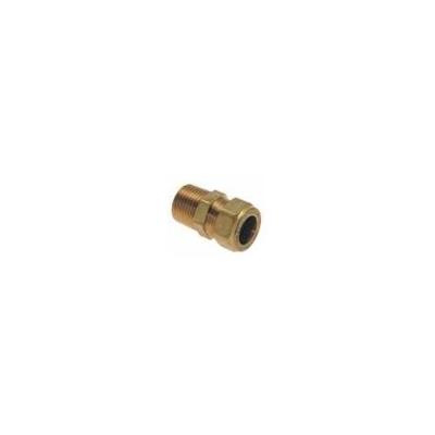 Bonfix knelkoppeling - Puntstuk - 3/4 x 15mm - Messing