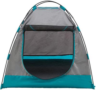 TRIXIE TENT VOOR HONDEN DONKERGRIJS / PETROL 80X65X63 CM