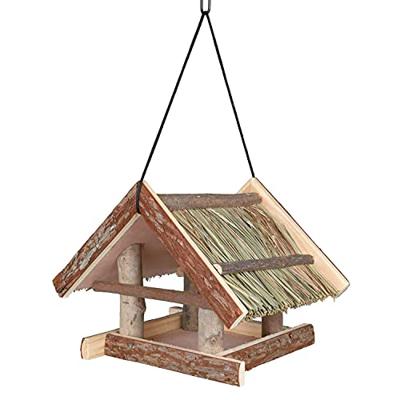 TRIXIE VOEDERHUIS HANGEND SCHORSHOUT NATUUR 25X25X25 CM