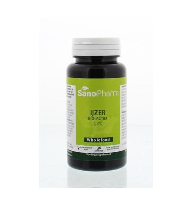 Sanopharm Sanopharm Ijzer 5 Mg Wholefood (30ca)