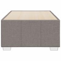 Bedframe zonder matras 90x200 cm stof taupe - thumbnail
